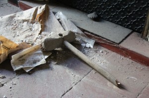 Note to self - get a plastic broom